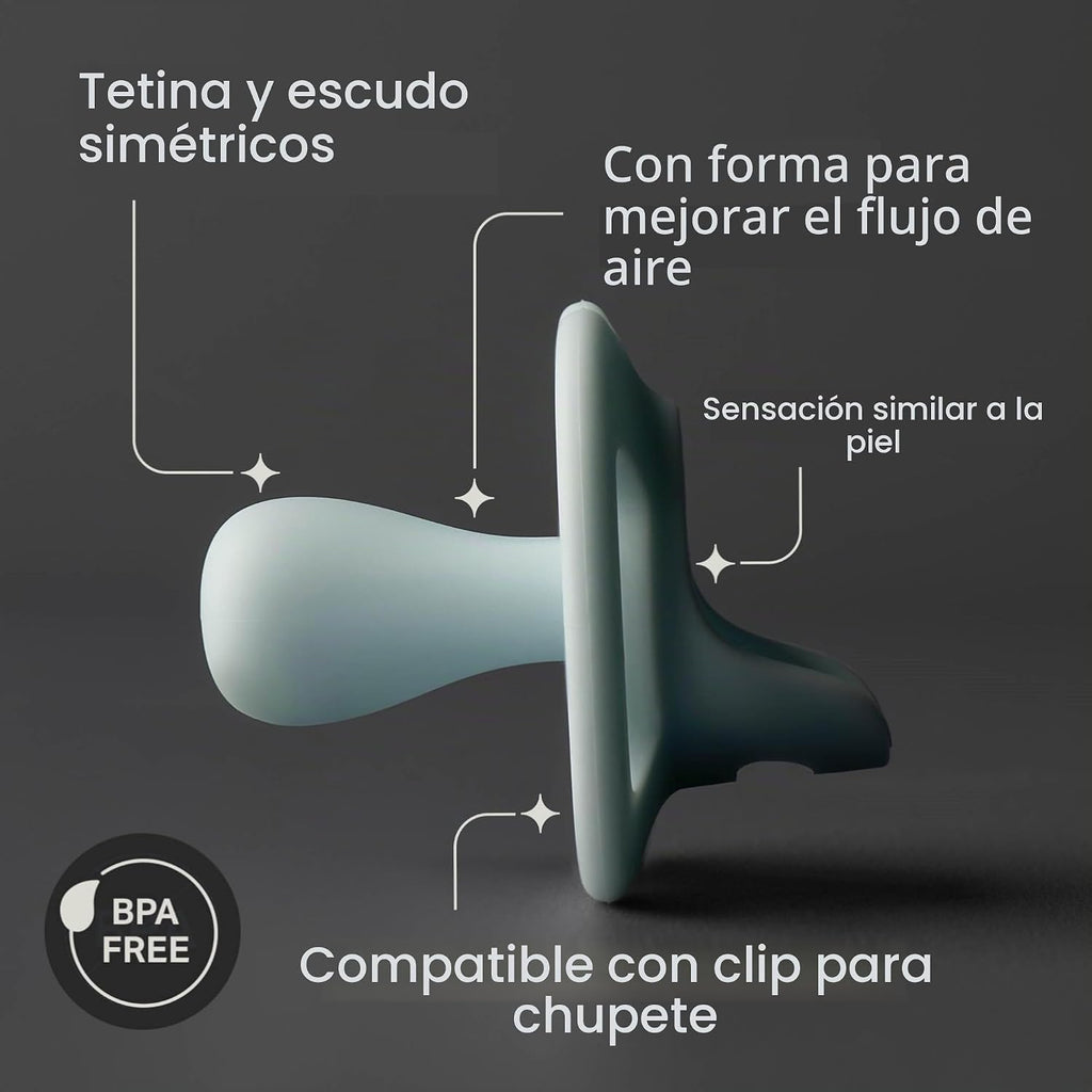 Tommee Tippee Chupete ultraligero StayPut, 0-6 meses, paquete de 4...