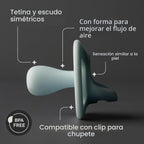 Tommee Tippee Chupete ultraligero StayPut, 0-6 meses, paquete de 4...