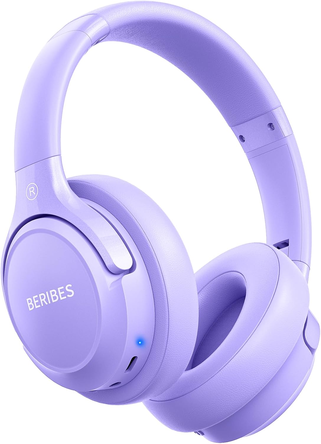 BERIBES Auriculares Bluetooth sobre la oreja, tiempo de reproducció...