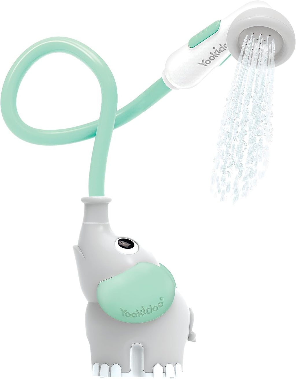 YOOKIDOO - Cabeza de regadera para bebé con forma de elefante con a...