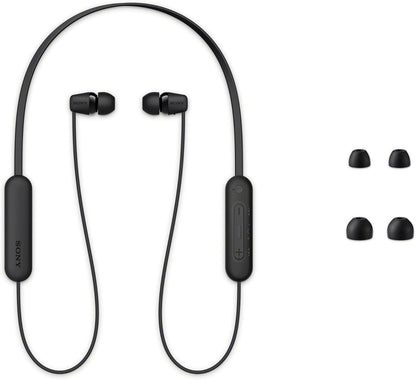 Sony WI-C100 - Auriculares inalámbricos con Bluetooth con micrófono...