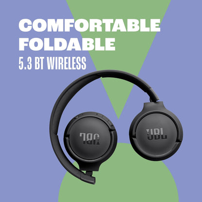 JBL Tune 520BT - Auriculares inalámbricos tipo orejera, hasta 57H d...