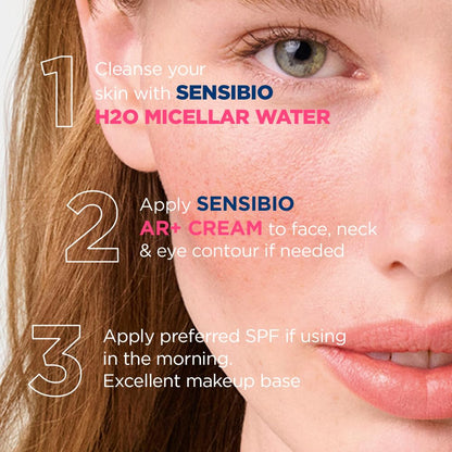 Bioderma Sensibio AR+ Crema, Loción de Alivio del Enrojecimiento Facial para Piel Sensible, Cuidado Calmante e Hidratante