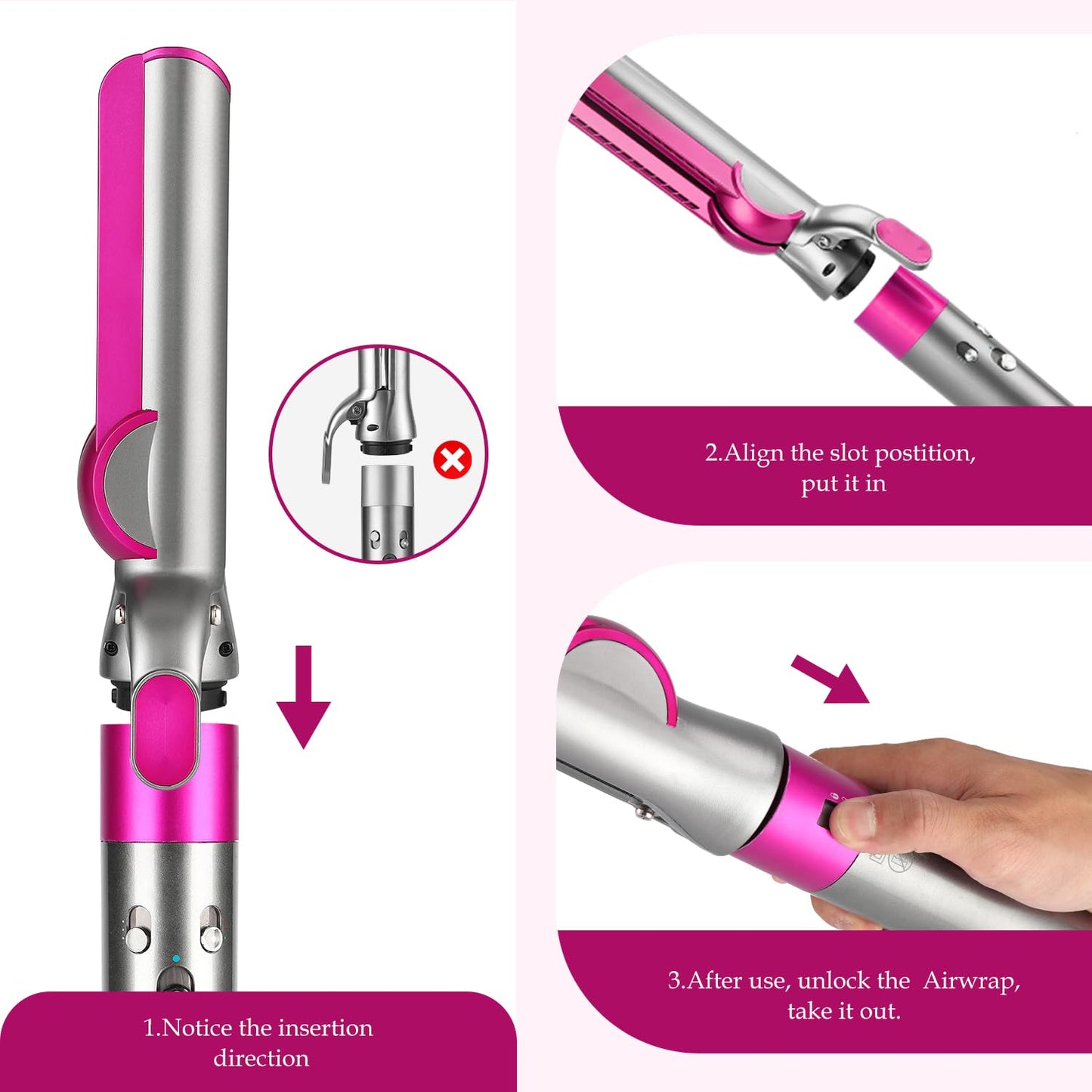 SAZIKA Accesorio de flujo de aire para Dyson Airwrap Styler, acceso...