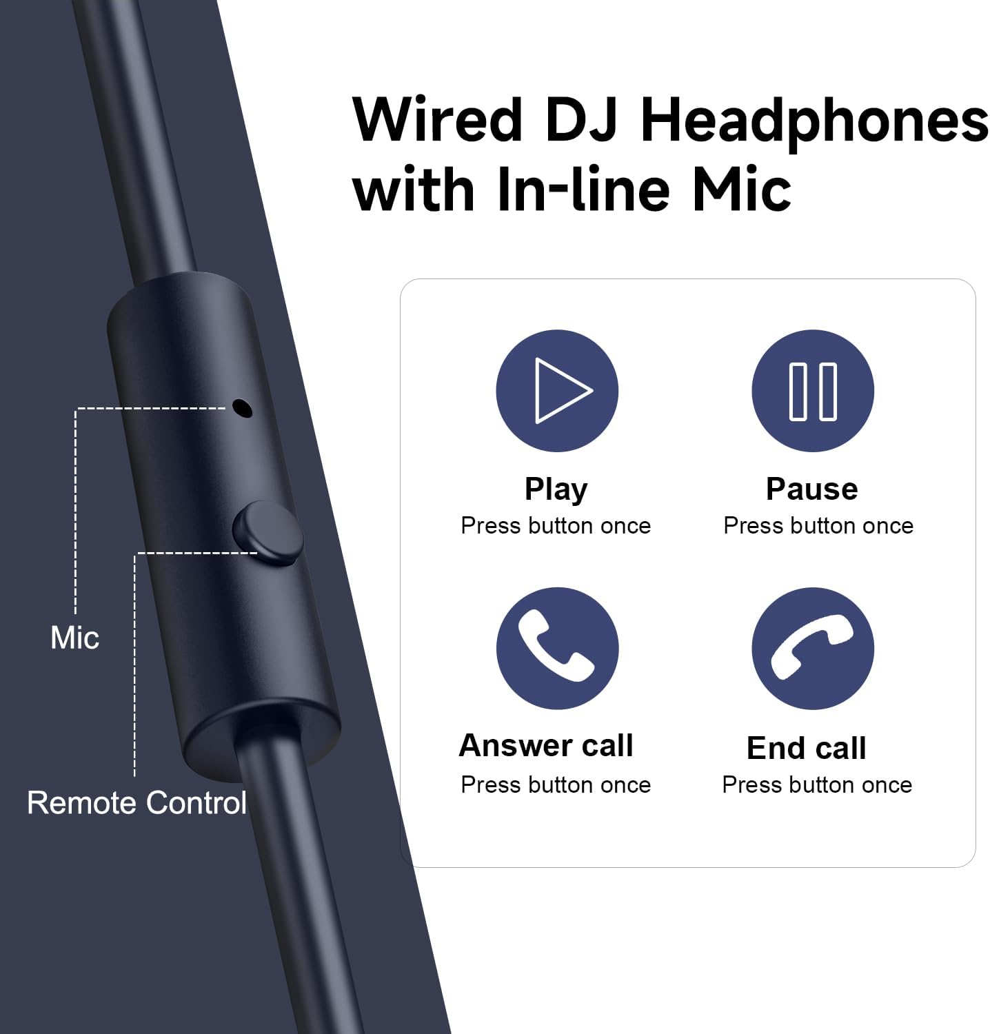 OneOdio - Auriculares con cable de diadema para estudio y mezcla, a...