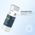GLACIER FRESH XWFE - Filtro de agua para refrigerador (chip integra...