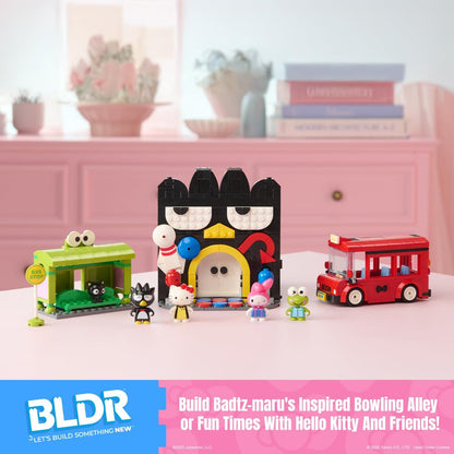 BLDR Hello Kitty y sus amigos, set de construcción de bolera de Bad...