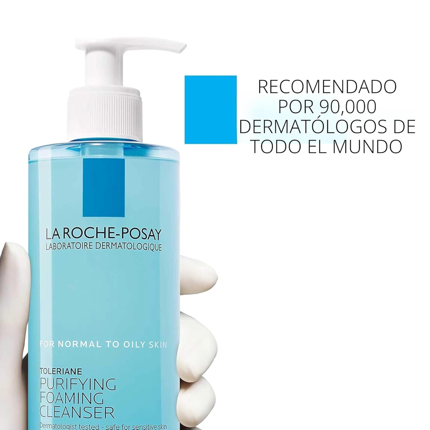 La Roche-Posay Toleriane Limpiador Facial Espumoso Purificante, Lim...