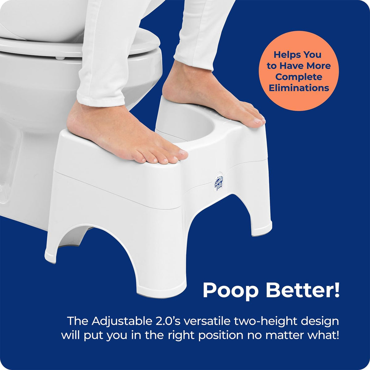 Squatty Potty The Original Taburete de Baño para Inodoro - Ajustabl...