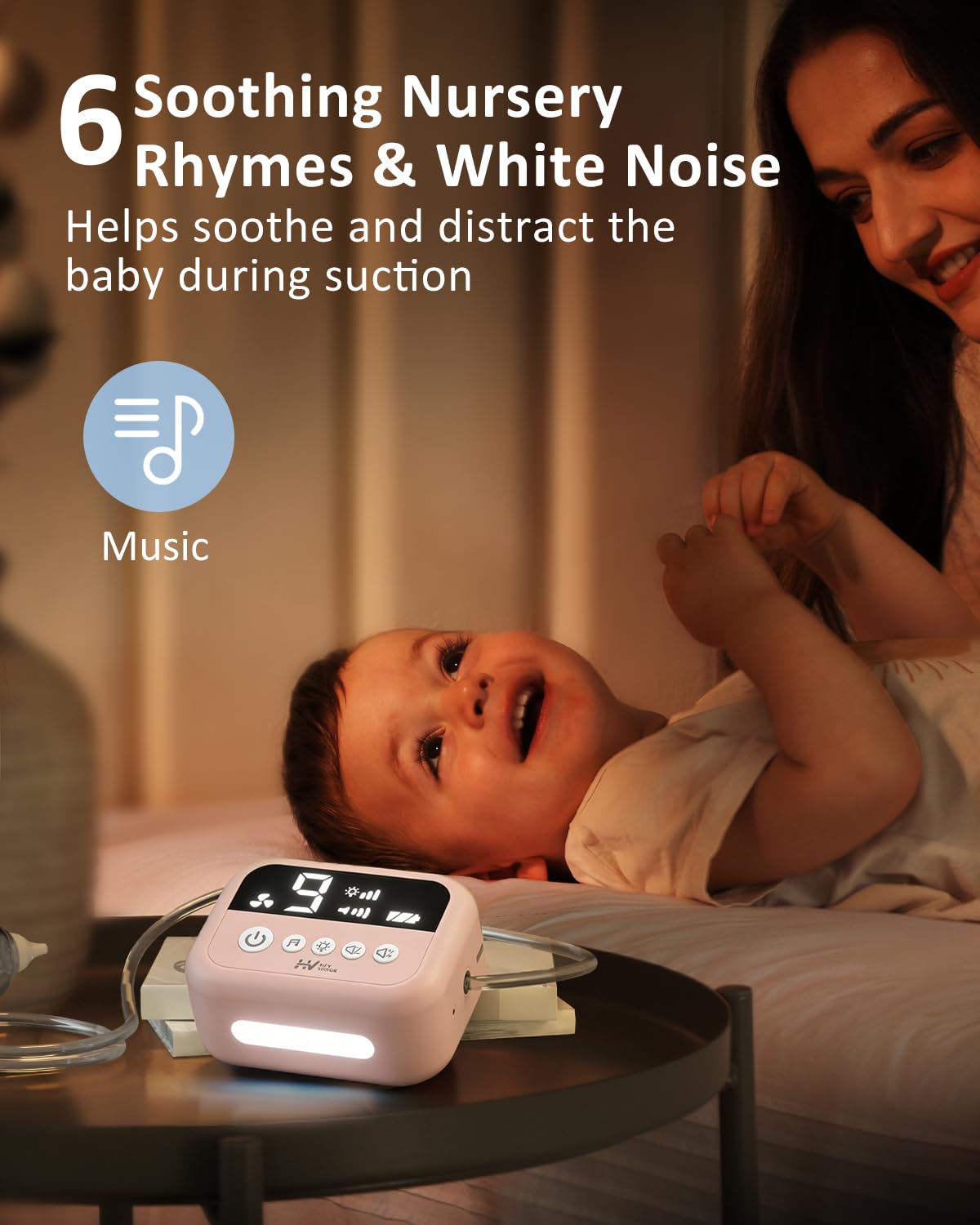 HEYVALUE Aspirador Nasal para Bebé, Succionador de Nariz de Grado H...