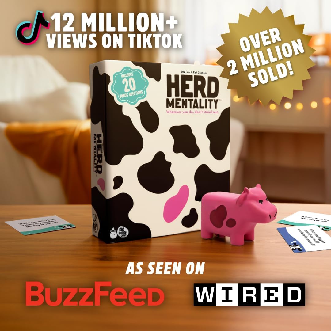 Herd Mentality: Juego de mesa familiar muy divertido | Fácil y dive...