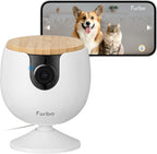 Furbo Mini Cámara para Mascotas: Cámara de Seguridad con Alertas de...