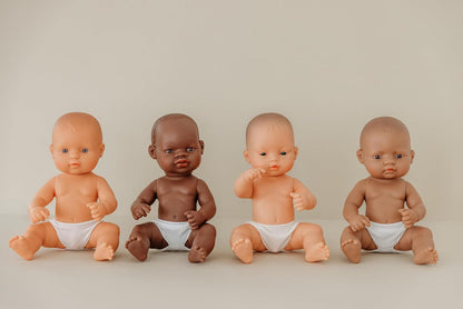 Miniland Muñeca de bebé realista con características anatómicamente...