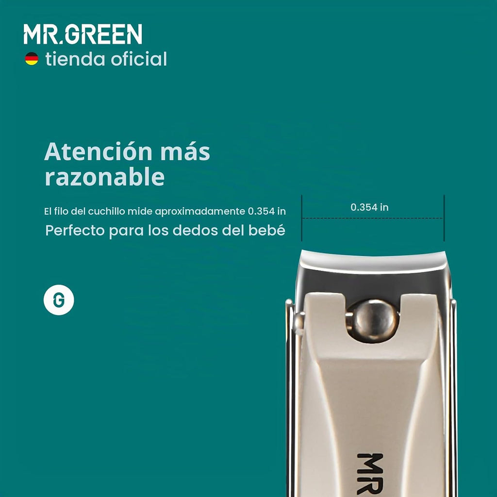 MR.GREEN Cortaúñas de seguridad para bebés Cortaúñas para el cuidad...