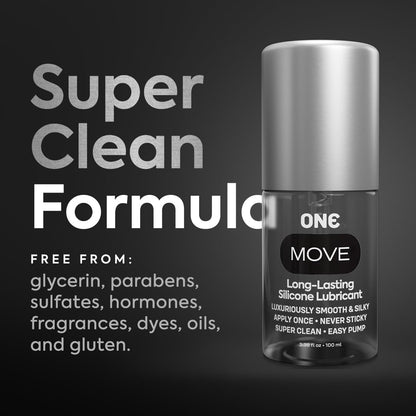 One Lubricante One Move para condones, 8 onzas
