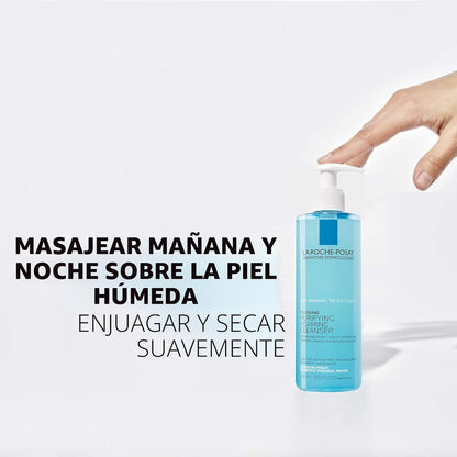 La Roche-Posay Toleriane Limpiador Facial Espumoso Purificante, Lim...