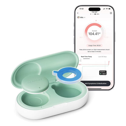 Momcozy Termómetro digital portátil para bebé, termómetro inteligen...
