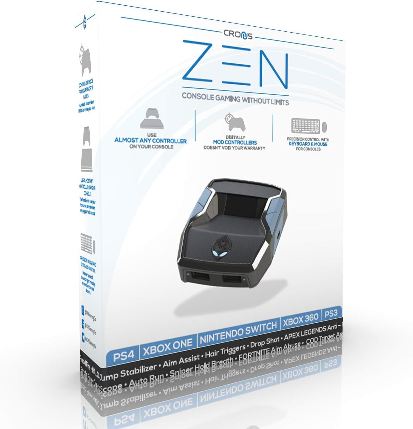Emulador de Controlador Cronus Zen para Xbox, PlayStation, Nintendo y PC (CM00053)