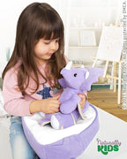 Naturally KIDS Mochila para niños pequeños con juguete Triceratops...