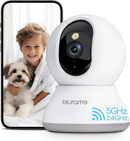 blurams Cámara para mascotas 2K, cámara para perros con aplicación...