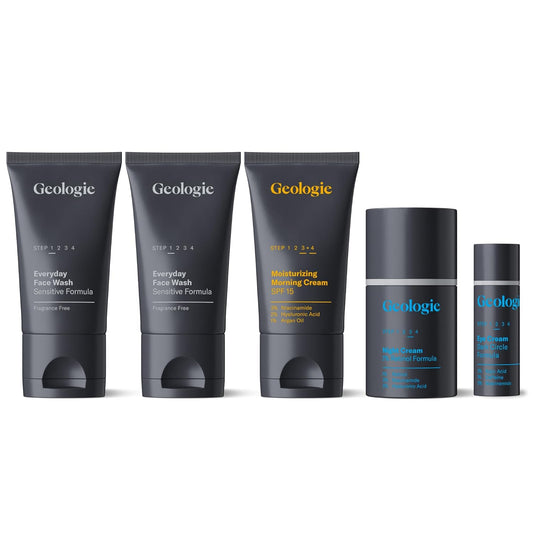 Geologie Set de Cuidado de Piel Sensible para Hombres y Mujeres | R...