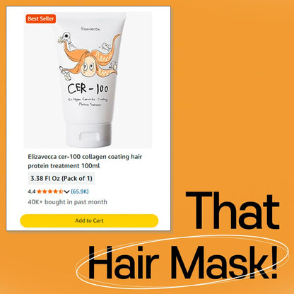 Tratamiento de proteínas de cabello con revestimiento de colágeno E...