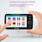 VTimes Monitor de bebé de video con cámara y audio, sin WiFi de 5 p...
