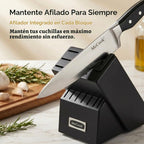 McCook Juego de cuchillos de cocina, 20 piezas, juego de cuchillos...
