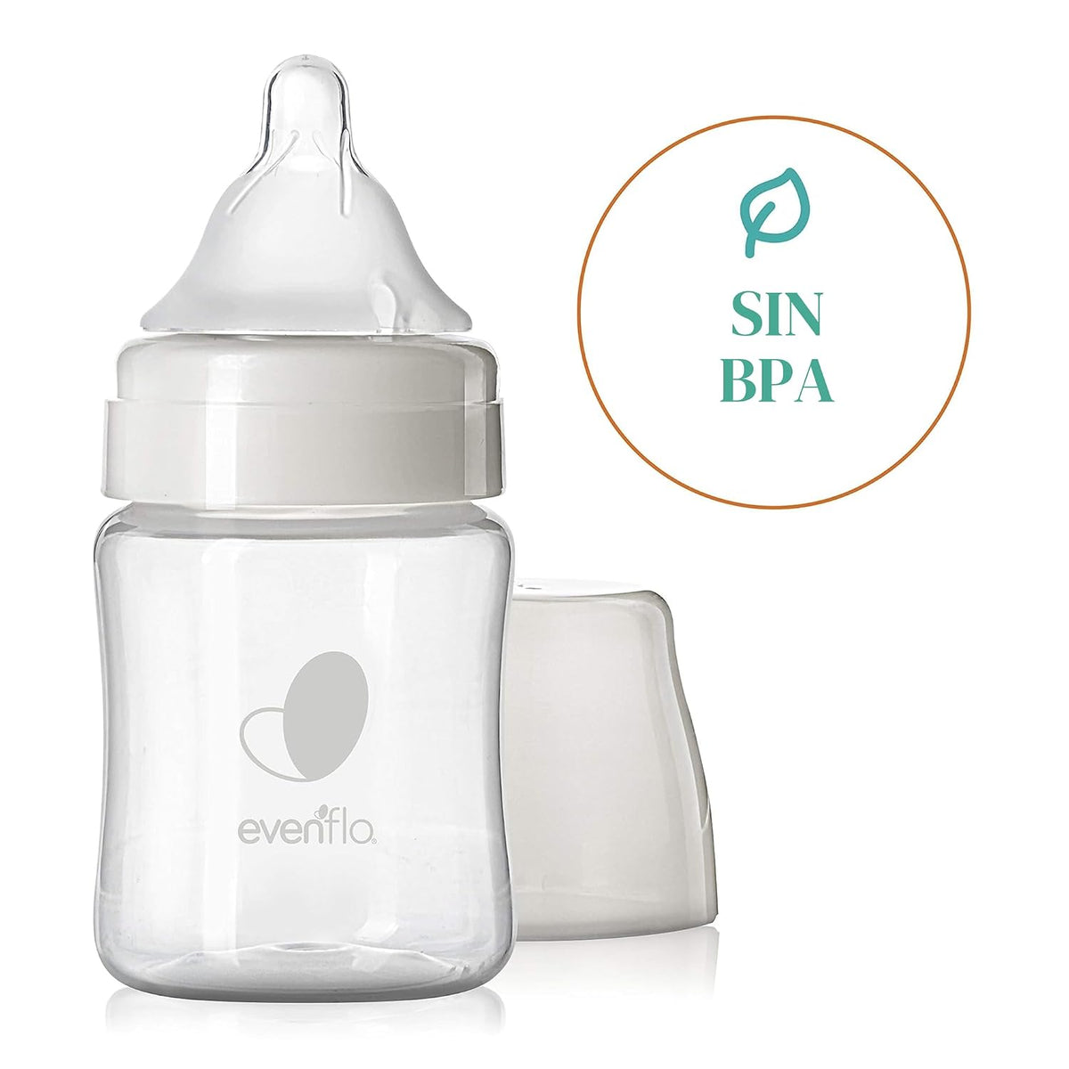 Evenflo Feeding Balance Plus Biberón de Cuello Ancho para Bebé | Te...