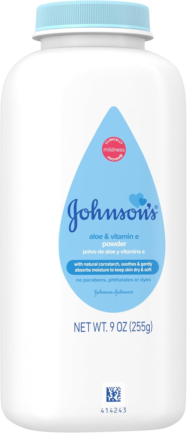 Johnson's - Talco para bebé para piel delicada, hipoalergénico,...