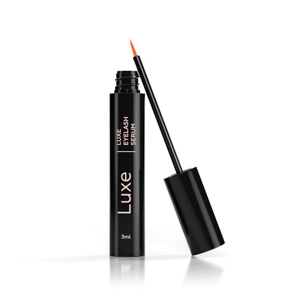 Luxe Cosmetics Suero de pestañas (0.1 fl oz), suero de crecimiento de pestañas para pestañas más gruesas, largas y llenas, crecimiento de pestañas premium, pestañas de volumen, resultados visibles