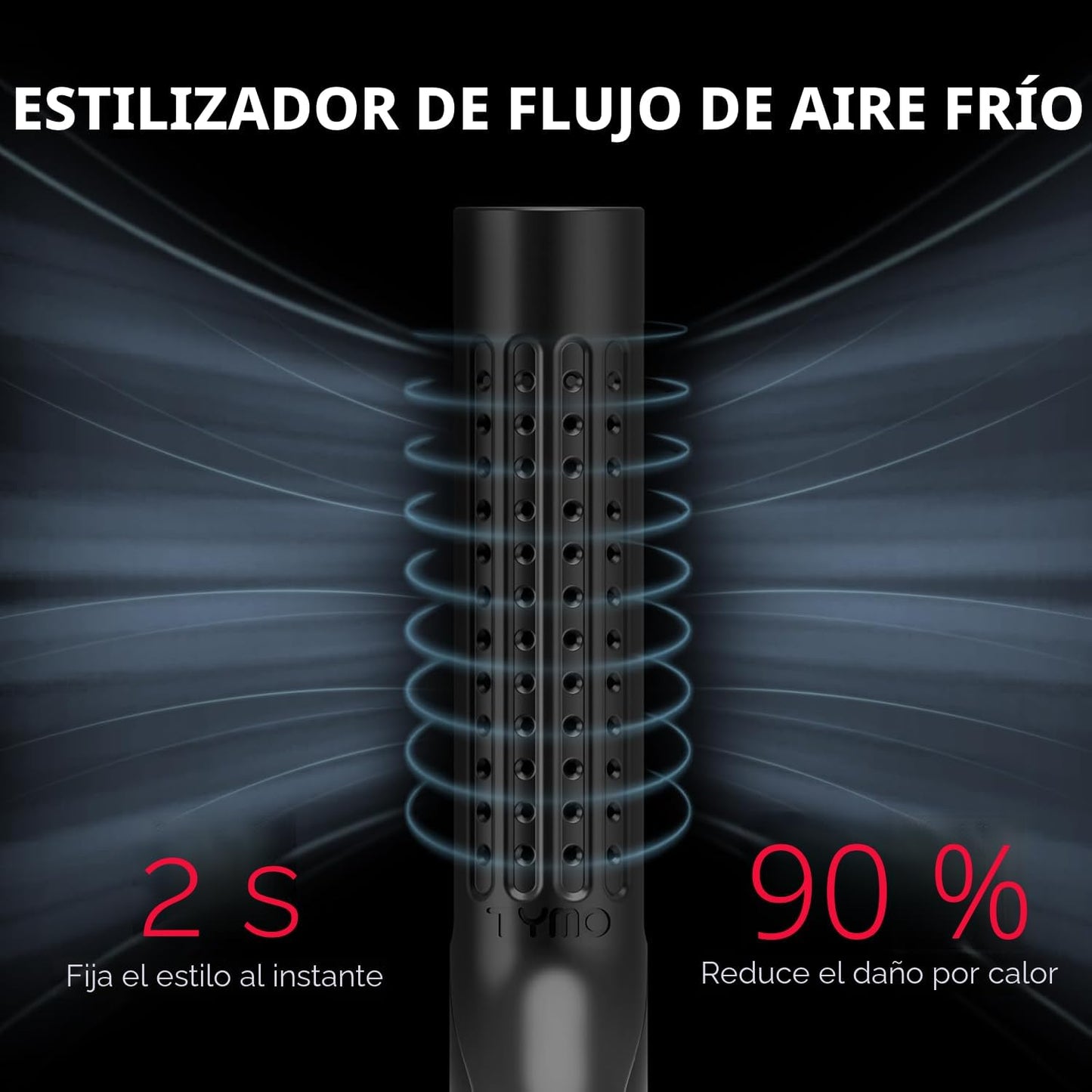 TYMO Airflow 2.0 - Plancha rizadora de pelo 2 en 1, rizador de pelo...