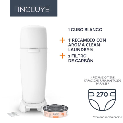 Cubeta contenedora pañales sucios con tecnología antiolor Playtex,...