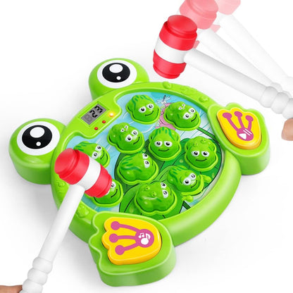 YEEBAY - Juego de aplasta a la rana con 2 martillos, juguete de apr...