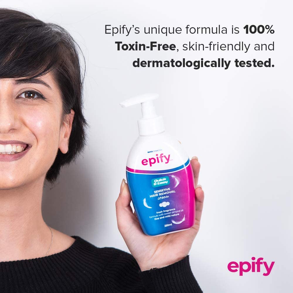Epify - Crema de depilación íntima para hombres y mujeres, piel sen...
