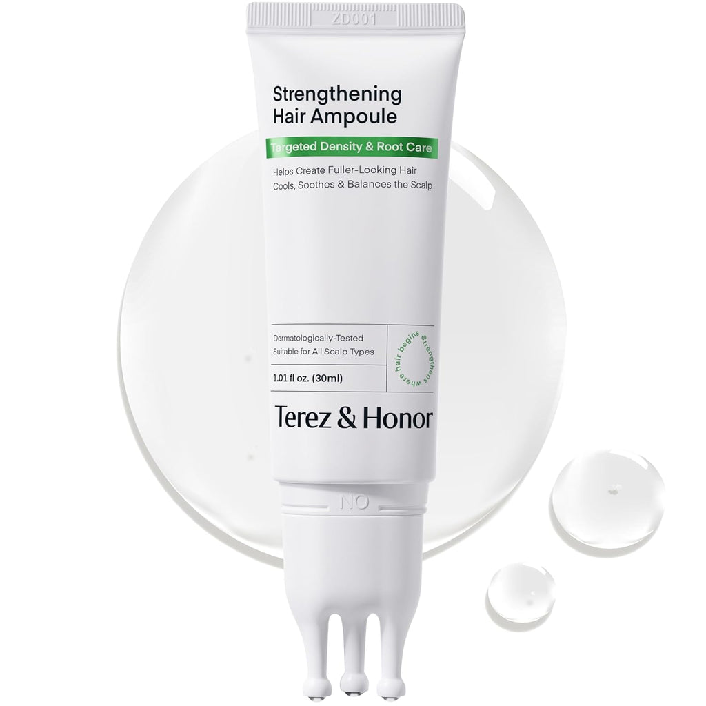 Suero para el cuero cabelludo que fortalece el cabello en ampolla -...