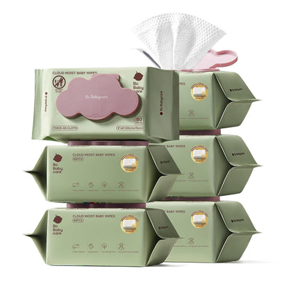 Bc Babycare Cloud Wet Toallitas húmedas para bebé, gruesas y XL, 99...