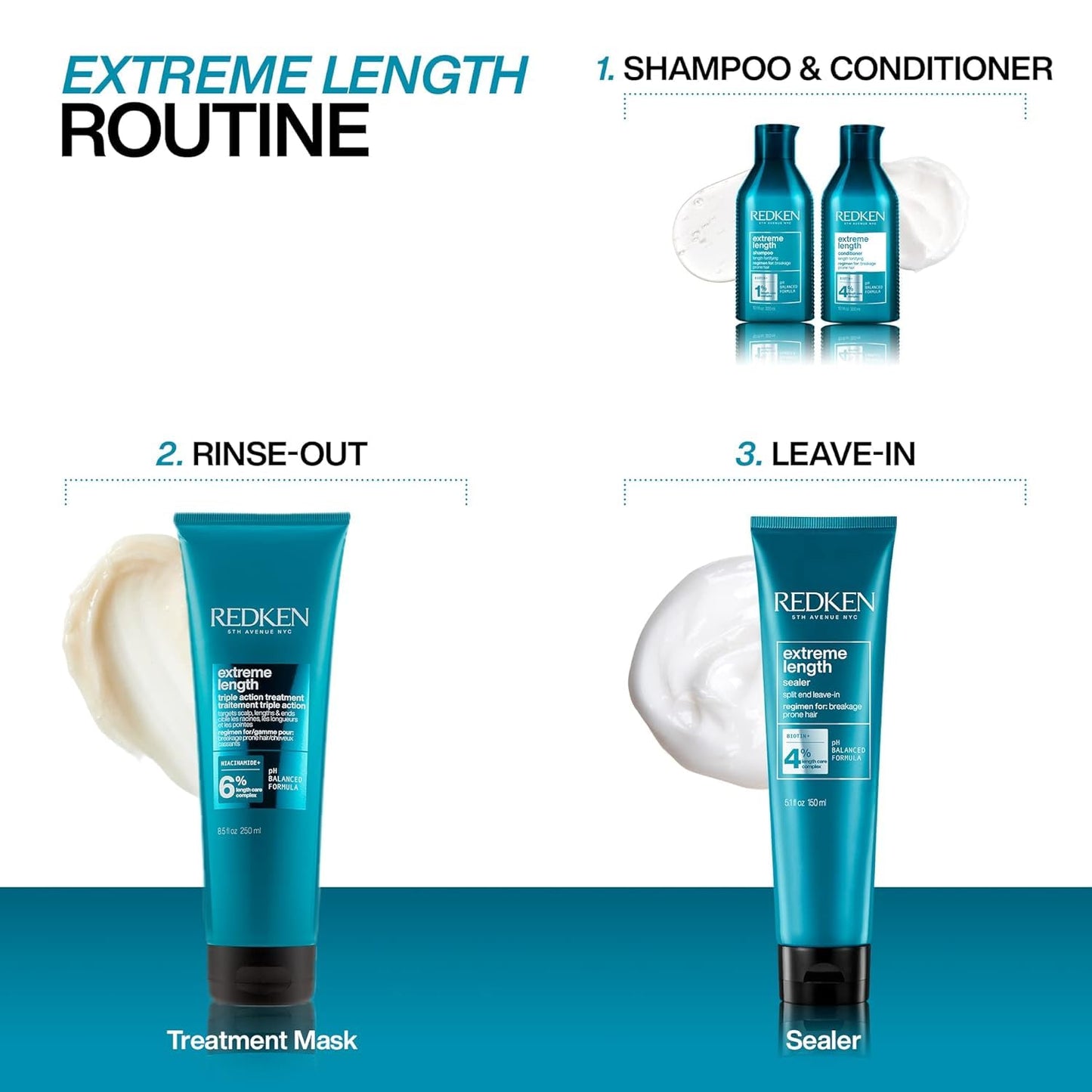 Redken Extreme Length Biotin Conditioner For Longer Hair \u2013 Pro...