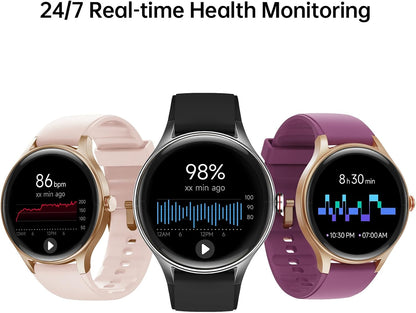Woneligo Reloj inteligente para hombre, AMOLED de 1.57 pulgadas, pa...