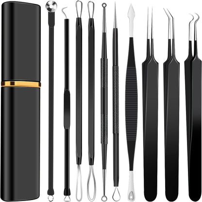 Kit de herramientas de acero inoxidable para eliminar puntos negros...
