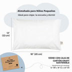 KeaBabies 1 paquete de almohadas para niños de 2 años a 5,13 x 18 p...