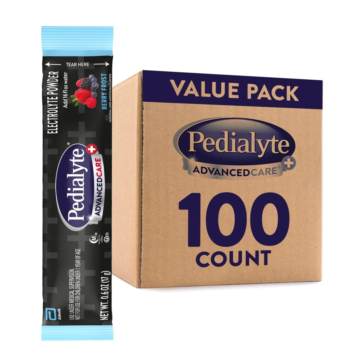 Pedialyte AdvancedCare Plus - Polvo electrolítico con un 33% más de...