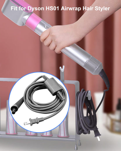 Cable de alimentación de varilla de pelo rizado para Dyson HS01 Air...