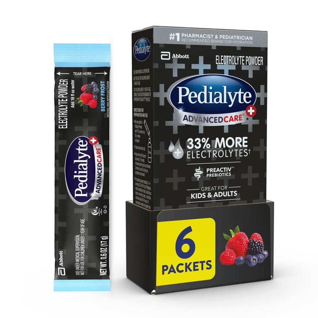Pedialyte AdvancedCare Plus - Polvo de electrolitos, con un 33% más...