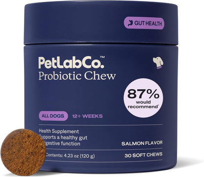 PetLab Co. Probióticos para perros, ayudan a la salud intestinal, l...