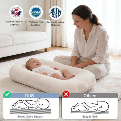 Cojín de apoyo para bebés, cojín de apoyo para recién nacido, de 0...