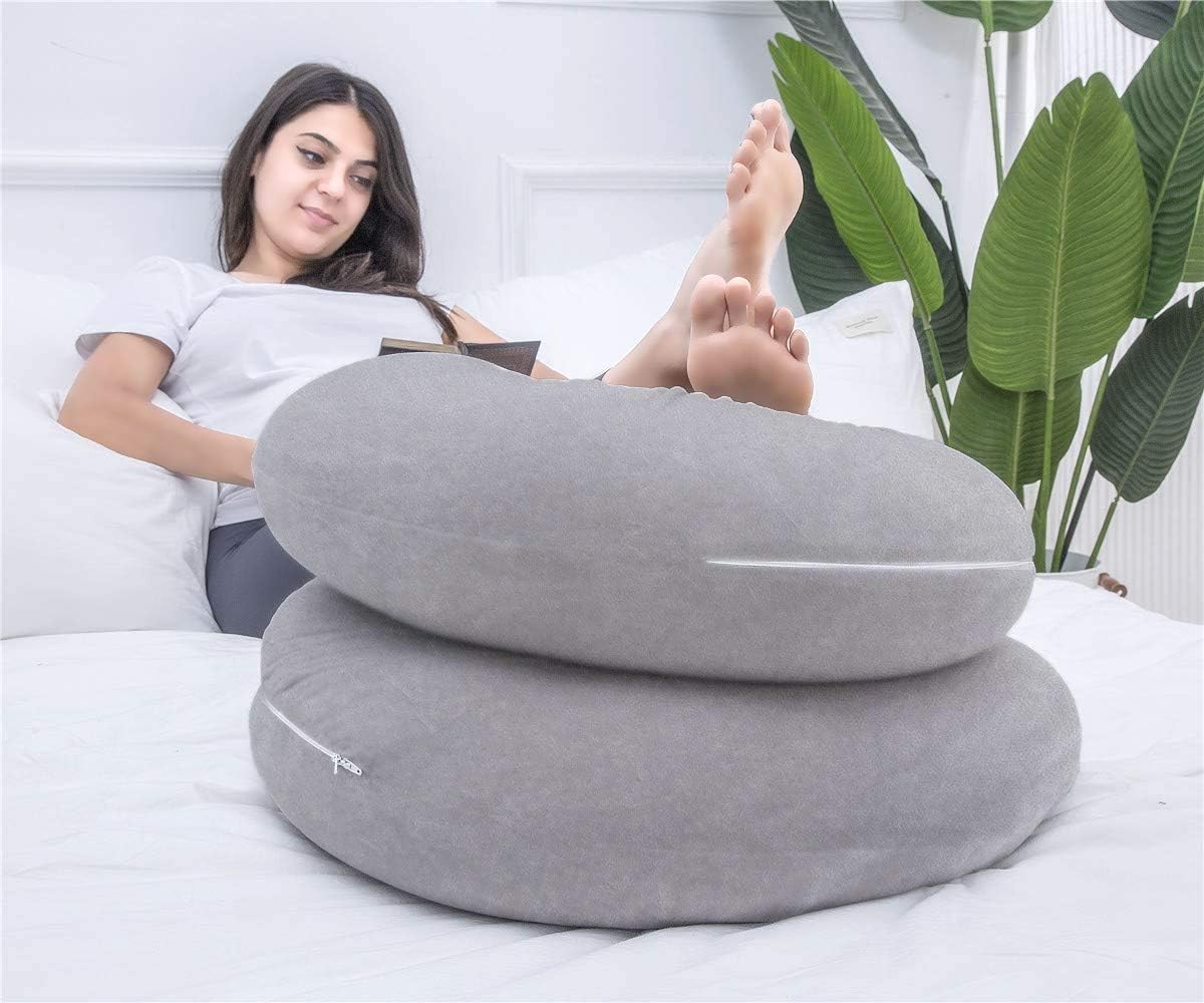 1 MIDDLE ONE - Almohada de embarazo, almohada de cuerpo completo en...