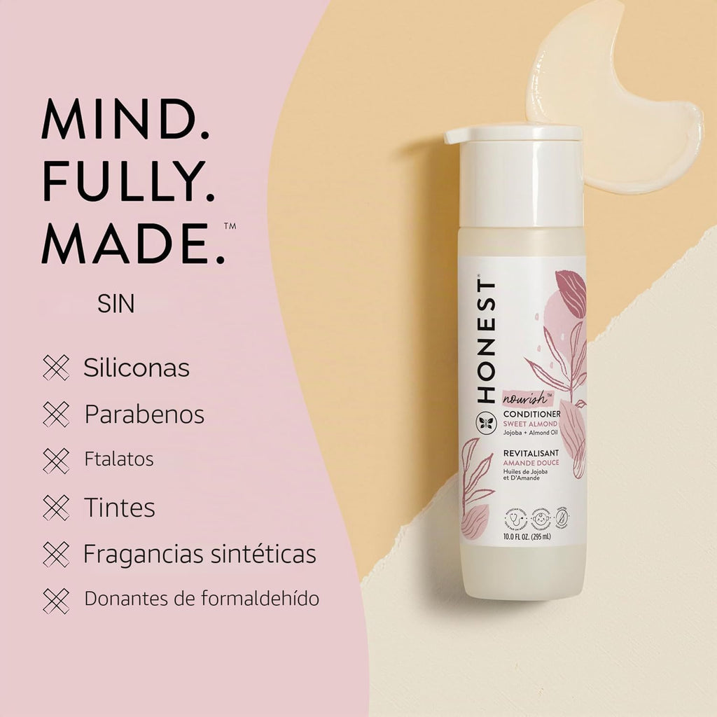 The Honest Company Acondicionador sin silicona | Suave para el bebé...