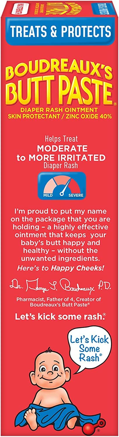 Boudreaux's Butt Paste Max Strength - Crema antidermatitis de p...