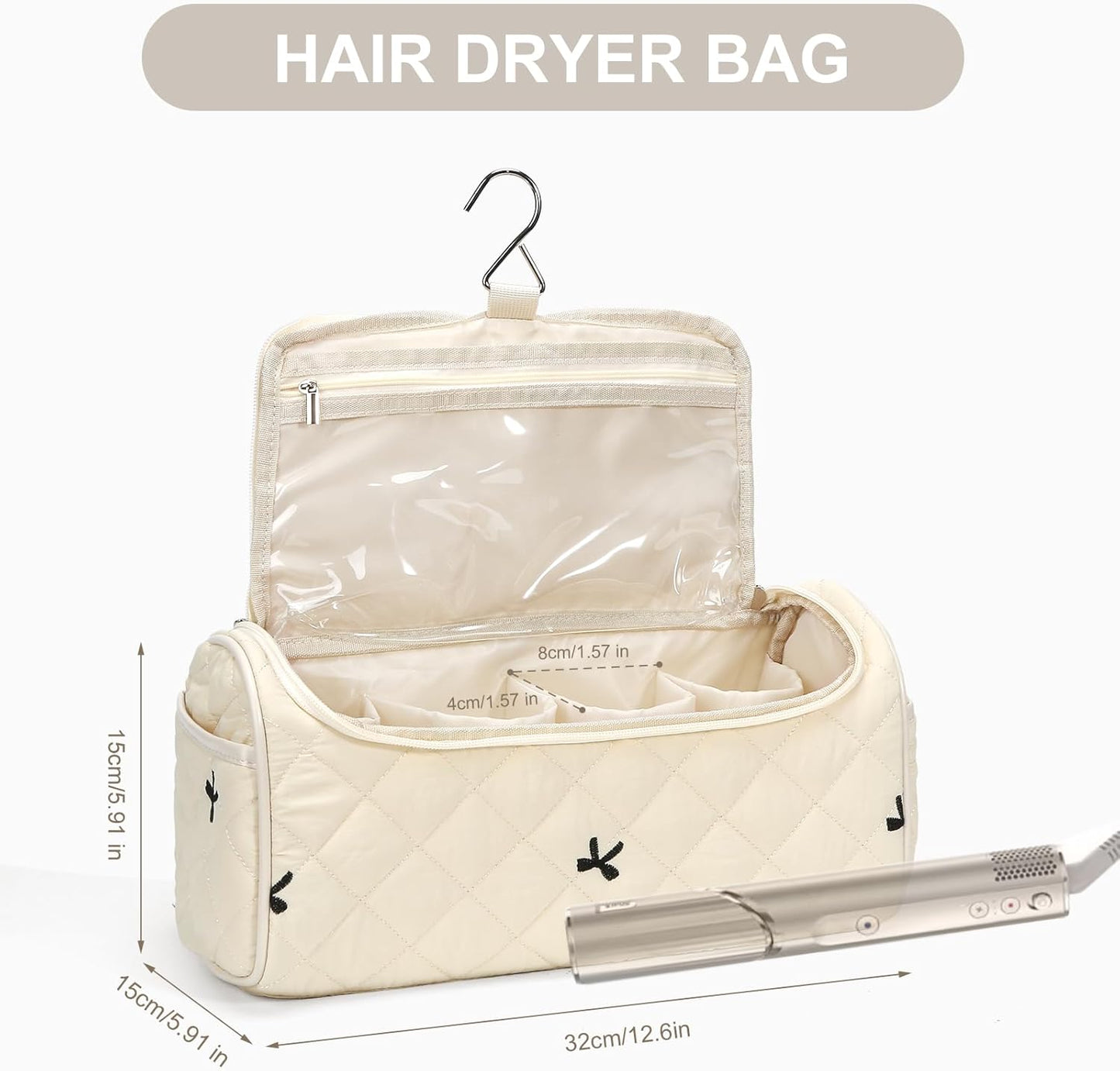 ANKICK Estuche de Viaje Compatible con Dyson Airwrap Complete Style...